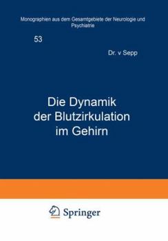 Paperback Die Dynamik Der Blutzirkulation Im Gehirn [German] Book