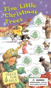 Hardcover Five Little Christmas Trees Book