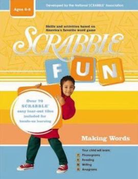 Paperback Scrabble Fun: Making Words Ages 6-8 Book