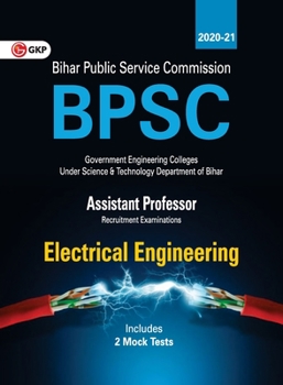 Paperback Bpsc 2020 Assistant Professor Electrical Engineering Book