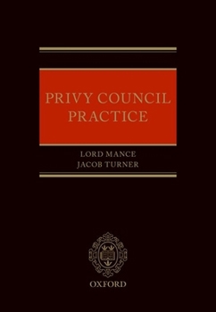 Hardcover Privy Council Practice Book