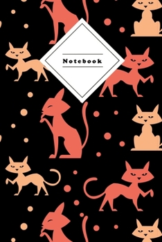 Notebook: Composition Notebook Dot Grid Graph | For under 7$ | Perfect as a gift for school, work, teacher, pupils, students | Cats Black Coverdesign