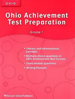Paperback Ohio Achievement Test Preparation, Grade 1 Book