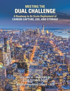 Paperback Meeting the Dual Challenge: A Roadmap to At-Scale Deployment of Carbon Capture, Use, and Storage: Volume III - Analysis of CCUS Technologies Book