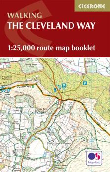 Paperback Cleveland Way Map Booklet Book