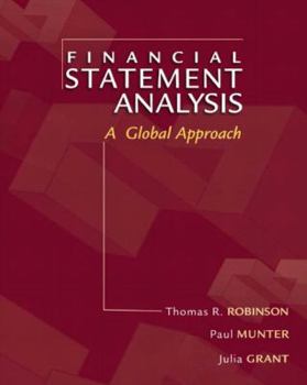 Hardcover Financial Statement Analysis: A Global Perspective Book