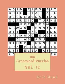 Paperback 100 Crossword Puzzles Vol. 12 Book