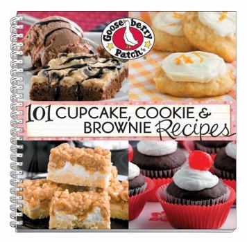 Spiral-bound 101 Cupcake, Cookie & Brownie Recipes Book