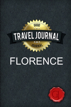 Paperback Travel Journal Florence Book