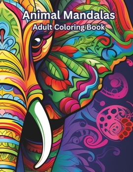 Paperback Animal Mandalas: Adult Coloring Book