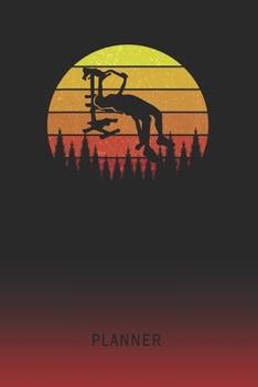 Planner: Personal Trainer 2 Year Weekly Planner 2020 - 2022 Retro Vintage Sunset Cover January 20 - December 21 Planning Organizer Writing Notebook Productive Datebook Calendar Schedule Plan Days, Set