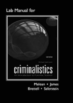 Paperback Lab Manual for Criminalistics: An Introduction to Forensic Science Book