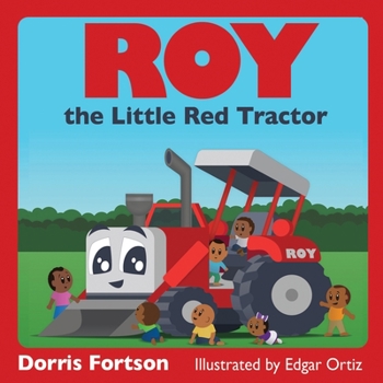 Paperback Roy the Little Red Tractor [Large Print] Book