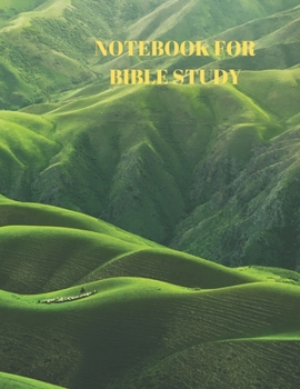 Paperback Notebook for Bible Study: 116 Pages Formated for Scripture and Study! Book