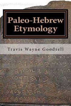 Paperback Paleo-Hebrew Etymology Book