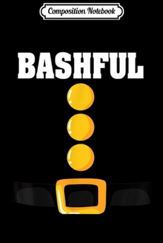 Paperback Composition Notebook: Grey Dwarf Costume Funny Halloween Christmas Gift Bashful Journal/Notebook Blank Lined Ruled 6x9 100 Pages Book