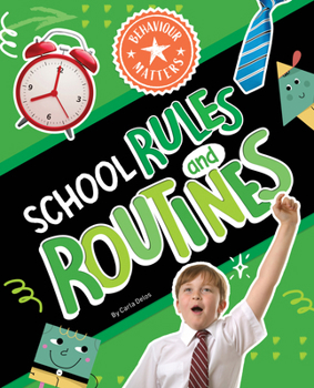 Hardcover School Rules and Routines Book