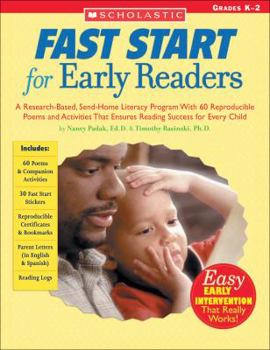 Paperback Fast Start for Early Readers: A Research-Based, Send-Home Literacy Program with 60 Reproducible Poems and Activities That Ensures Reading Success fo Book