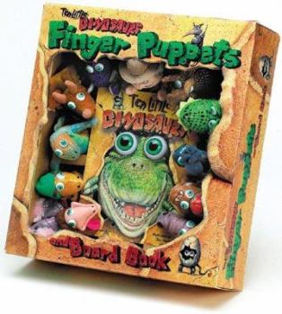 Board book Ten Little Dinosaurs Finger Puppet and Board Book [With 11 Finger Puppets] Book