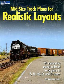 Paperback Mid-Size Track Plans for Realistic Layouts Book