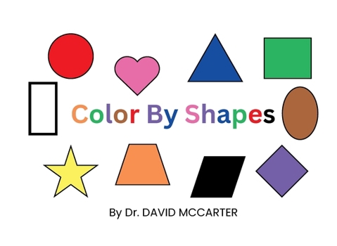 Paperback Color By Shapes Book