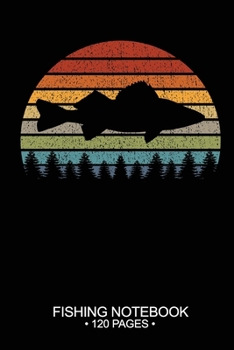 Fishing Notebook 120 Pages: 6"x 9'' Blank Paper Fishing Notebook Cool Freshwater Game Fish Saltwater Fly Fishes Journal Composition Notebook Notes Day Planner Notepad