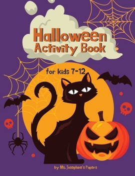 Paperback Halloween Activity Book: For kids 7 to 12 Book