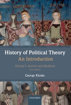 Paperback History of Political Theory, an Introduction, Volume I: Ancient and Medieval Book