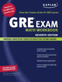 Paperback Kaplan GRE Exam Math Workbook Book