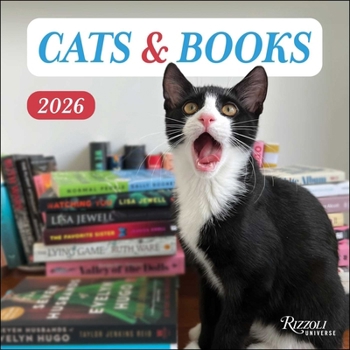 Calendar Cats and Books 2026 Wall Calendar Book