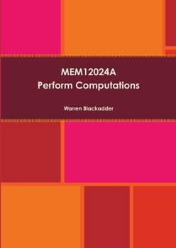 Paperback MEM12024A - Perform Computations Book