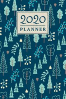 2020 Year Planner Nature Pattern: Daily, Weekly & Monthly Calendar Diary