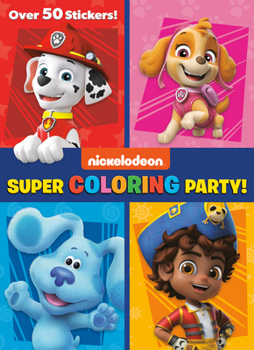 Paperback Super Coloring Party! (Nickelodeon) Book