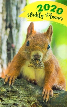 Cute squirrel weekly planner 2020