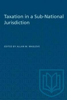 Paperback Taxation in a Sub-National Jurisdiction Book