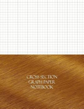 Paperback Cross Section Graph Paper Notebook: 1/4" Cross Section Rule, 144 Pages Book