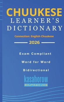 Paperback Chuukese Learner's Dictionary Book