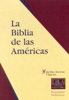 Holy Bible: NASB La Biblia de las Americas(LBLA) Side-Column Reference (Burgundy Bonded Leather)