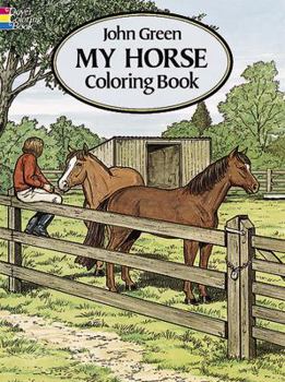 Paperback My Horse Coloring Book