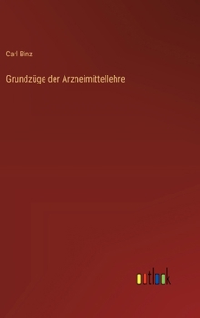 Hardcover Grundzüge der Arzneimittellehre [German] Book