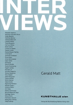 Paperback Interviews Volume 1 by Gerald Matt Book