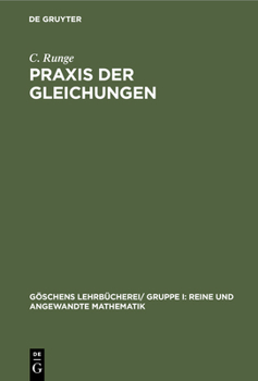 Hardcover PRAXIS Der Gleichungen [German] Book