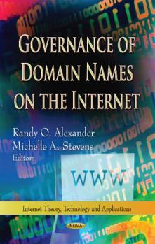 Hardcover Governance of Domain Names on the Internet Book