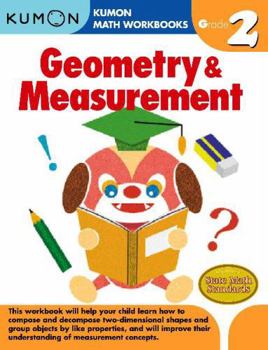 Paperback Kumon Grade 2 Geometry and Measurement Book