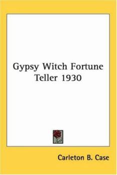 Paperback Gypsy Witch Fortune Teller 1930 Book