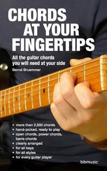 Paperback Chords at Your Fingertips: All the guitar chords you will need at your side Book