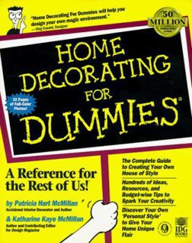 Paperback Home Decorating for Dummies Book