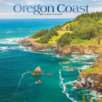 Calendar Oregon Coast 2021 Square Foil Book