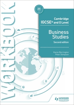 Paperback Cambridge Igcse and O Level Business Studies Workbook 2nd Edition: Hodder Education Group Book