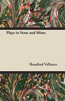 Paperback Plays in Verse and Mime Book